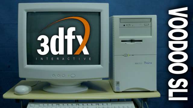 Video: 3DFX Voodoo2 SLI Power in a compact little HP Brio from 1999