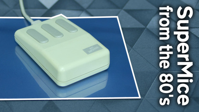 Video: The Optical Super Mice of the 1980's (MSC PC Mouse and Q500 Digital)