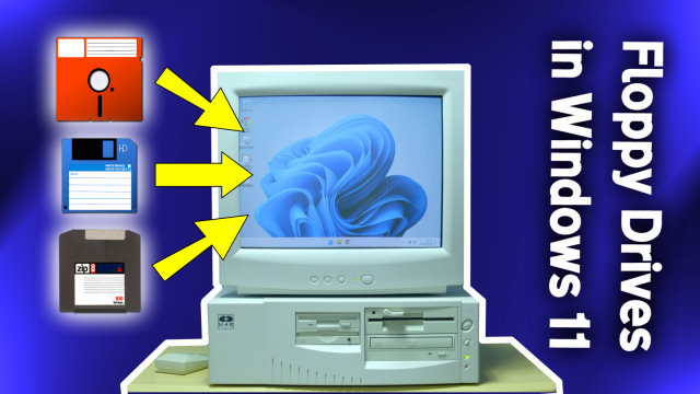 Video: 5.25'  3.5' Floppy Disk Drive, SCSI, DVD and Zip Support in Windows 11