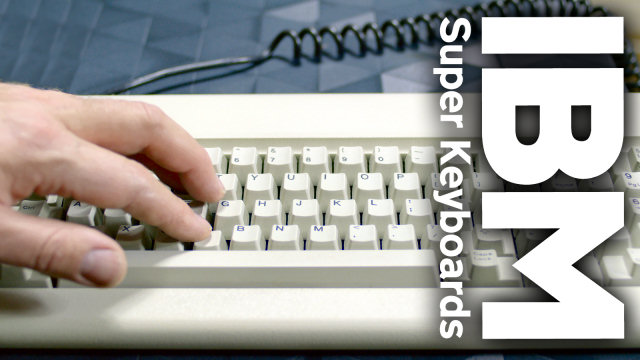 Video: The IBM Super Keyboards of the 1980's (Model F, Model M and Battleship)